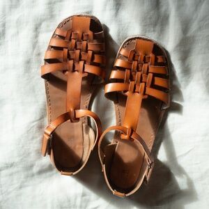 Zara Leather Sandals